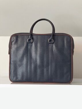 Longchamp “Le Foulonné” Leather Briefcase